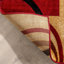 Tamia Power Loom Red/Brown/Ivory Modern Geometric Rug-16787094
