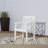 Amidat 4 - Person Acacia Patio Dining Set with Rectangular Table