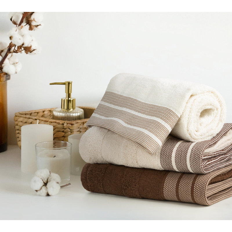 Issak Midweight Jacquard Hand Towel, White
