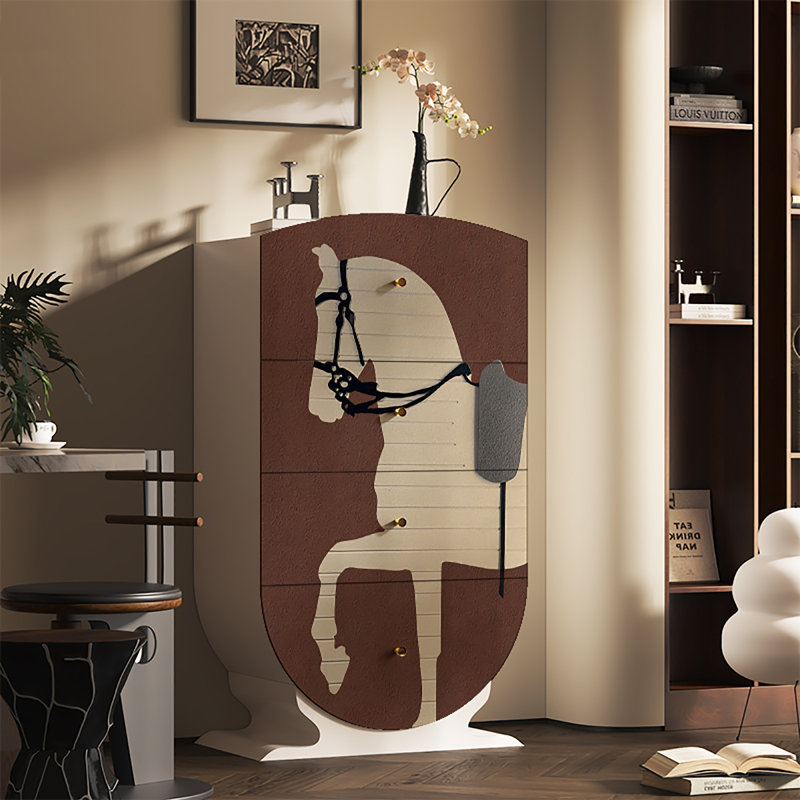 Armoire à tiroirs de salon, Noir, noir, noir, noir