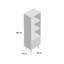 Rousseau 180cm H x 55cm W Solid Wood Standard Bookcase-834503450