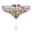 16" Wide Wisteria Fan Light Fixture