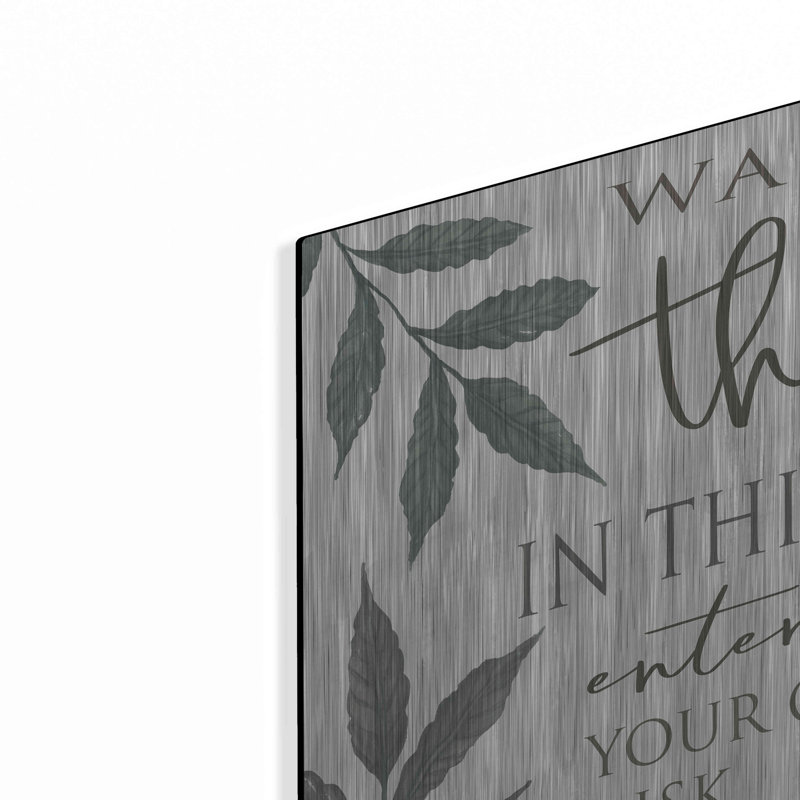 Trinx «The Crazy Is Real» par Cindy Jacobs, art mural en métal, H 16 po x l 24 po