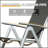 Patio Folding Chairs Set Of 2, Aluminium Frame Outdoor Reclining Chairs For Garden, Camping, And Poolside, Adjustable High Back With Soft Padded Seat-480624278-480624279