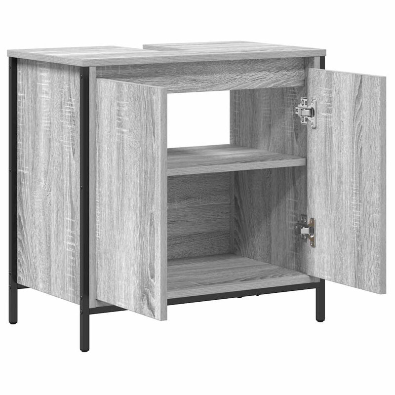 60mm Single Bathroom Vanity with Basin, Grey
