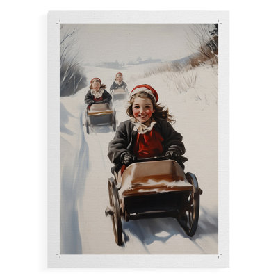 Art des Fêtes de Noël - Série 2-CCL - Reproduction de toile seulement - NON-CADRE