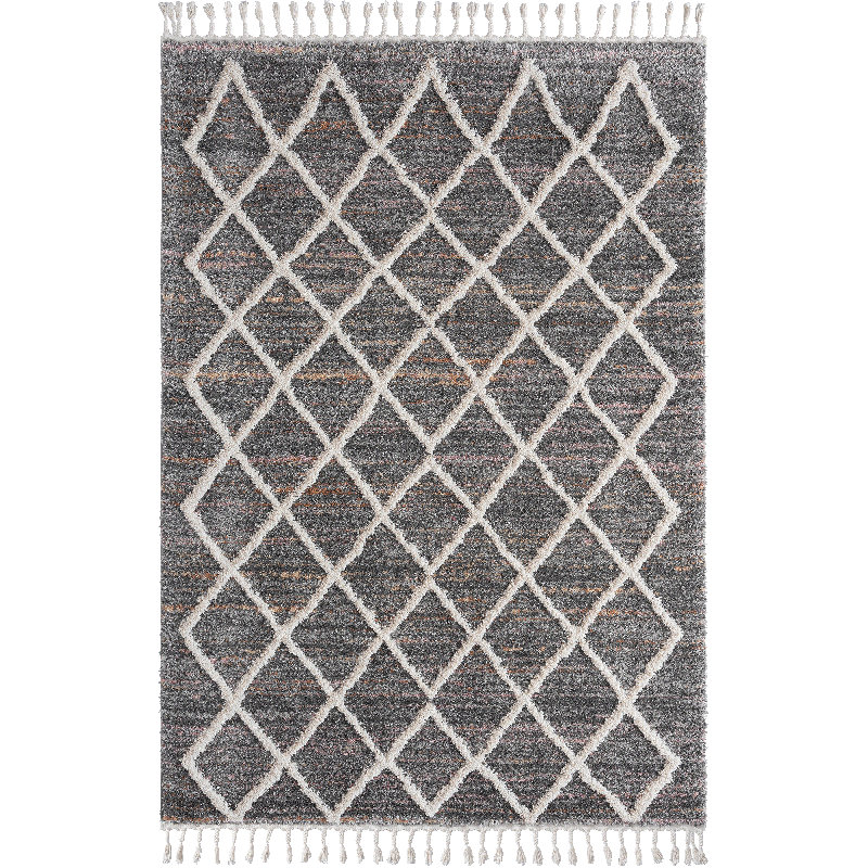 Shipp Lozenge Pattern Area Rug, Rectangle 80 x 150cm