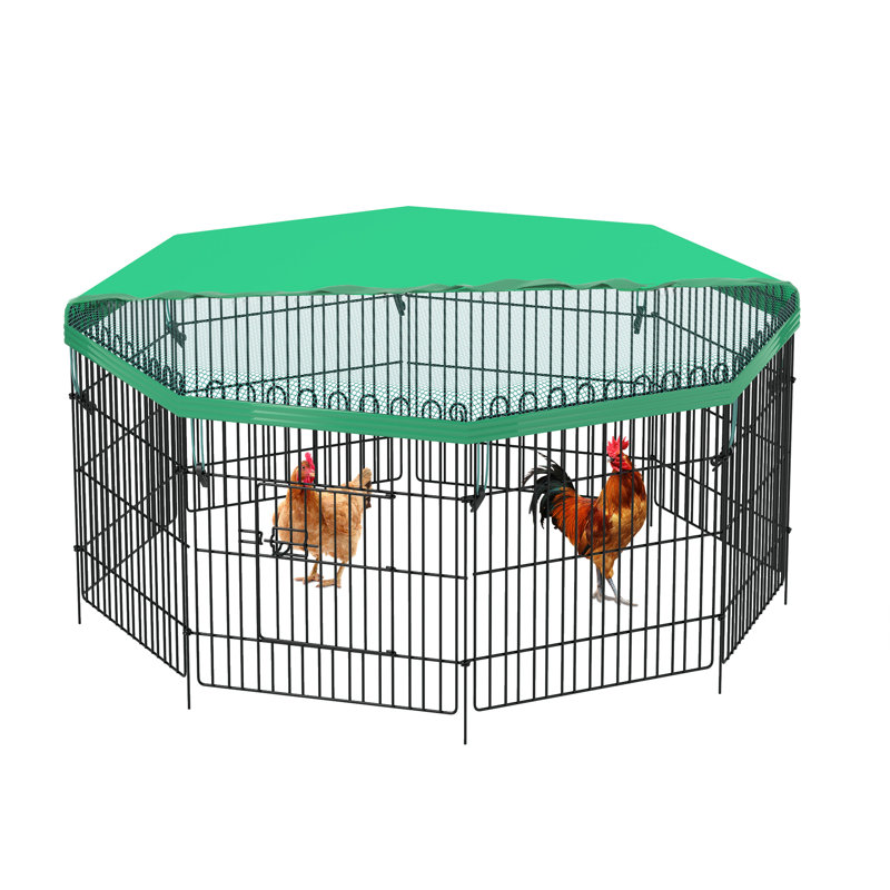 Parc pour enfant avec abri imperméable Fattal DIY déformable 8 panneaux 14,32 pi²