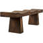 Banc en bois massif Shibumi
