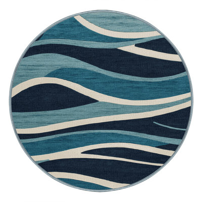  Tapis côtier lavable Wave Motion Study