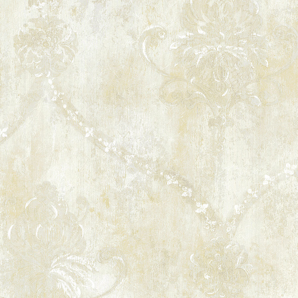 Lark Manor Apodaca Damask Wallpaper & Reviews | Wayfair