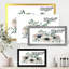 Bouquet d'anémones blanches avec feuilles d'eucalyptus - Peinture sur toile-59917007-59917008