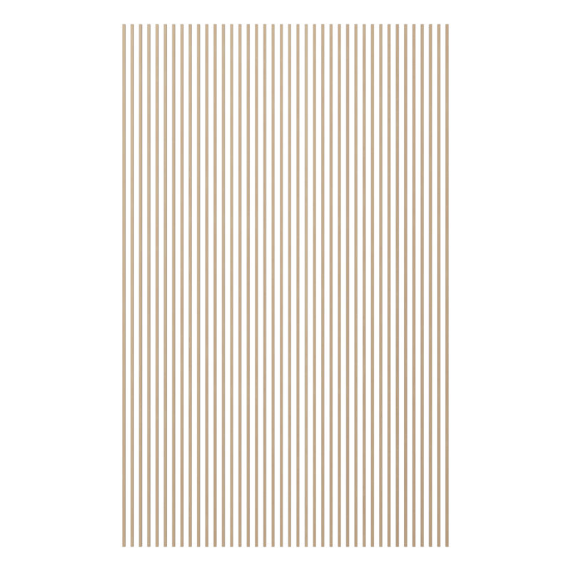 Heritage Traditional Stain Grade Slat Wall Kit w/ 1/2"W x 94 1/2"H Slats, Poplar