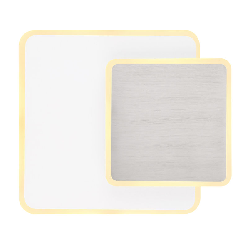 Chery Aluminium LED Flush Mounted Sconce, White