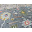 Tapis unique gris de 9 pi 1 po x 11 pi 8 po