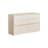 Modern Crystal-cream Solid Wood Accent Cabinet