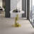 Round white granite reception coffee table