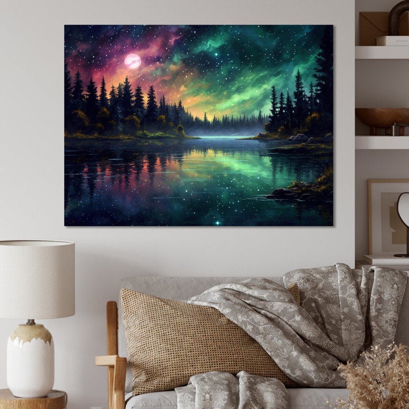 Idyllic Landscape II, reproduction d'art sur toile, H 12 po x l 20 po x P 1 po, Toile tendue