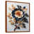 Toile avec cadre flottant brun