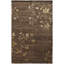 Wool Floral Area Rug in Green/Gold-1109776447