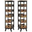 Ensemble de 2 commodes de rangement verticales 2 pièces