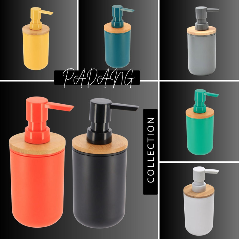Green Caribbean Bamboo Soap and Lotion Dispenser
