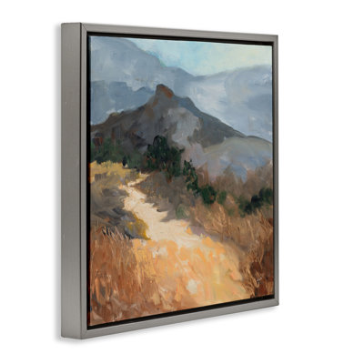 Cadre flottant Golden Trail Mountain View, design par Julia Purinton