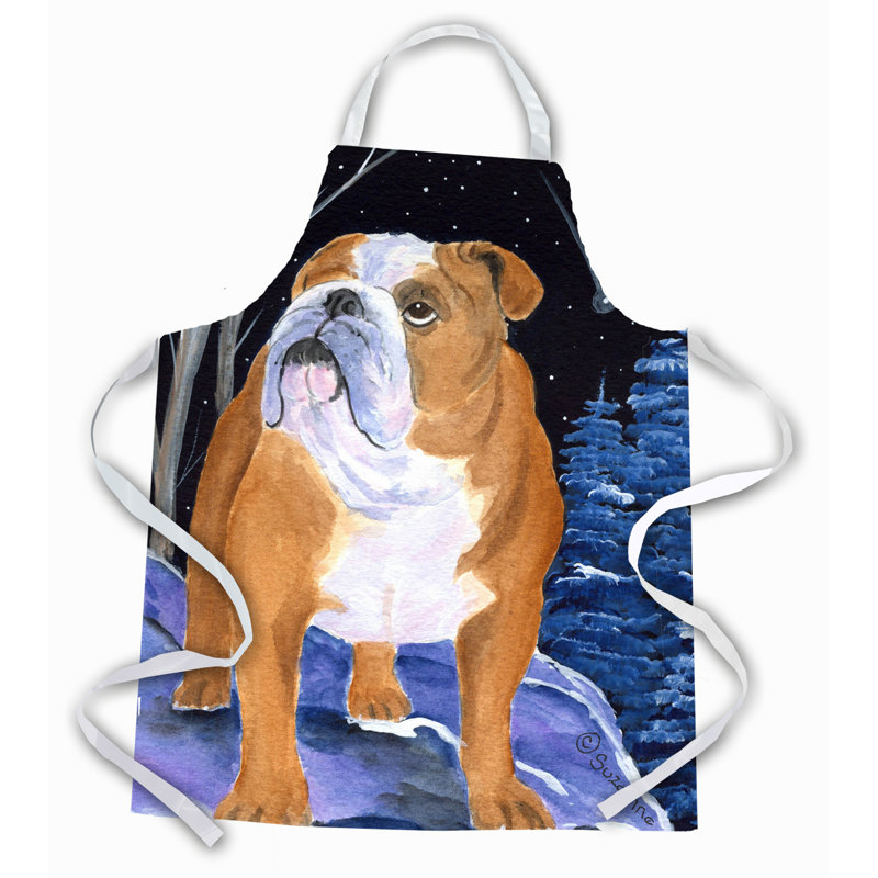 No Pattern Bib Apron
