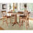 Chiani Counter Height Extendable Solid Wood Dining Set-509885076-517370500