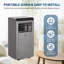 Climatiseur portatif 8 000 BTU climatiseur portatif 3-en-1 350 pi2 avec télécommande 24H Mode veille