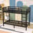 Metal Bunk Bed With Guardrails And Ladder-417149998-417149999