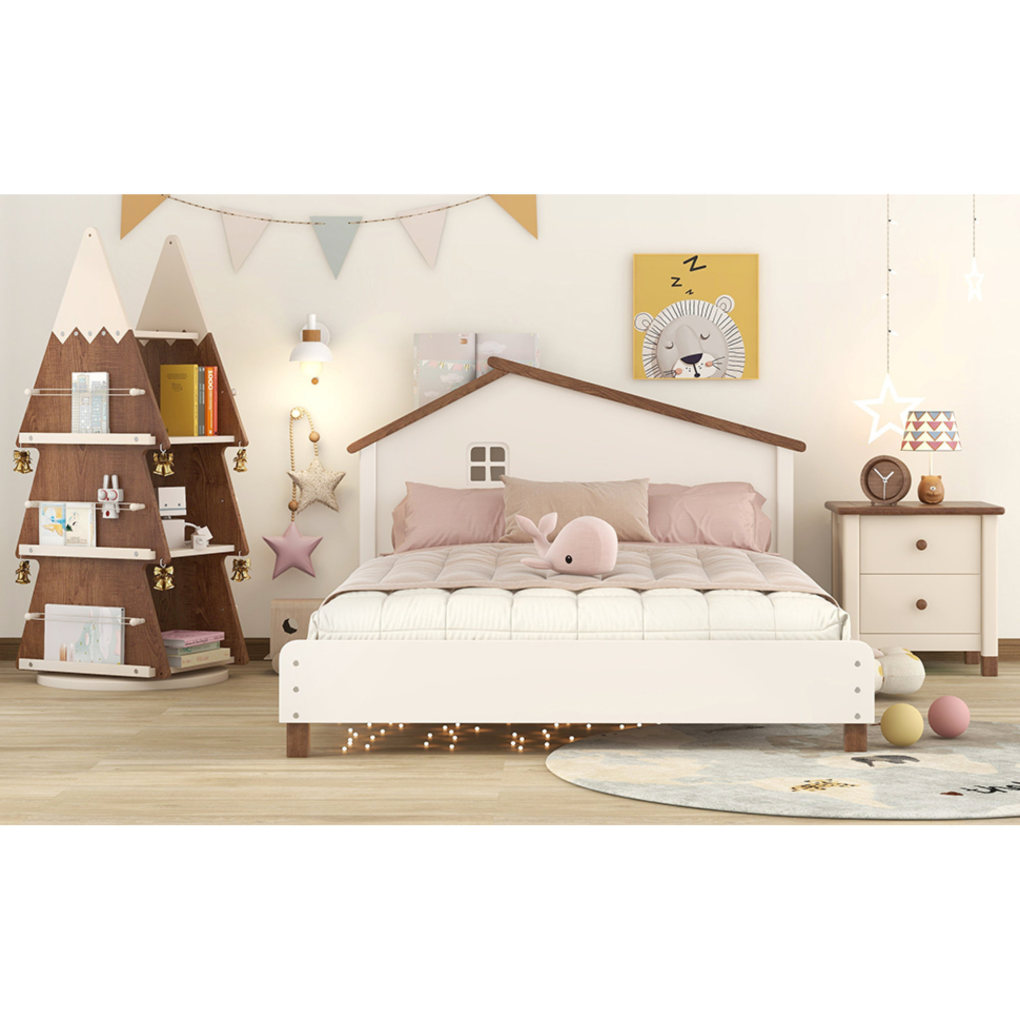 Winston Porter Kasiee Full Platform 3 Piece Bedroom Set | Wayfair