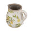 Vase rond en céramique avec motifs