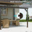 Durable Steel 10x12ft Canopies & Gazebos With Frame, Modern Brown Design For Backyard Use