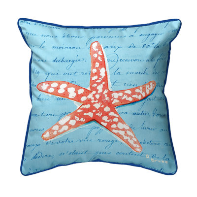 Housse de coussin d'extérieur carré Starfish