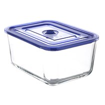 Genicook 8pc Rectangle Cool Lock Container with Steam Vent Set, Microwavable, Food Container