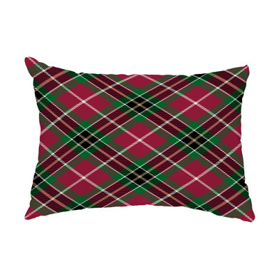  Coussin lombaire intérieur / extérieur à carreaux