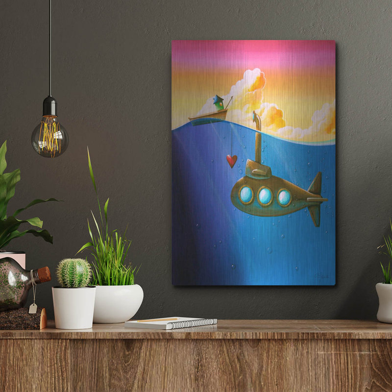 Trinx «Finding Nemo» par Cindy Thornton, art mural en métal, H 16 po x l 12 po