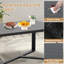 Ensemble de conversation pour patio 4 pièces, 2 chaises de patio, canapé et table d'appoint-1443159418