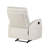 Contemporary Reclining Chair with Side Pocket 1pc Faux Leather Upholstery Plywood Living Room Furniture