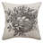 Floral Linen Throw Pillow