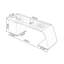 Bureau rectangulaire brun à 3 tiroirs-108308772-108308774