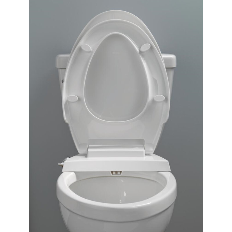 Siège de bidet manuel allongé