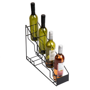 Coffee Syrup Organizer Rack, 7 Bottles Capacity Rotating Coffee Bar  Organizer, Space-Efficient Syrup Holder, with Anti-Slip Design, Ideal for