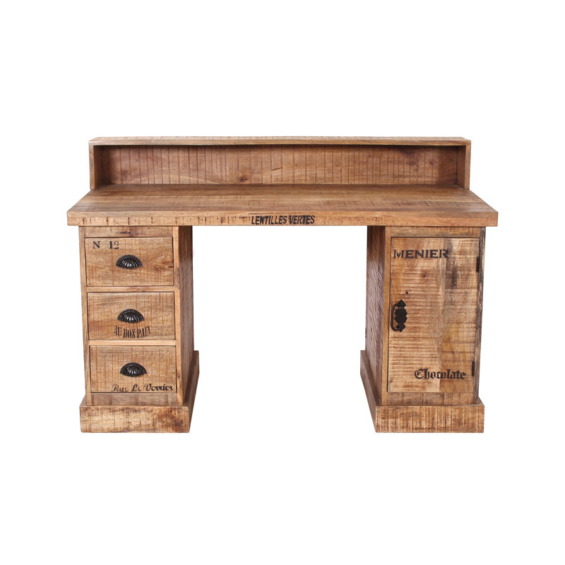 Heerenveen Solid Wood Writing Desk