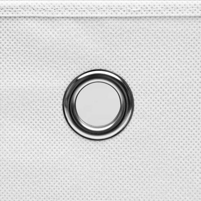 Rebrilliant Fabric Decorative Bin, White