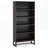 5-Tier Sandalwood Heavy Duty Bookshelf Library Organizer-1578898168