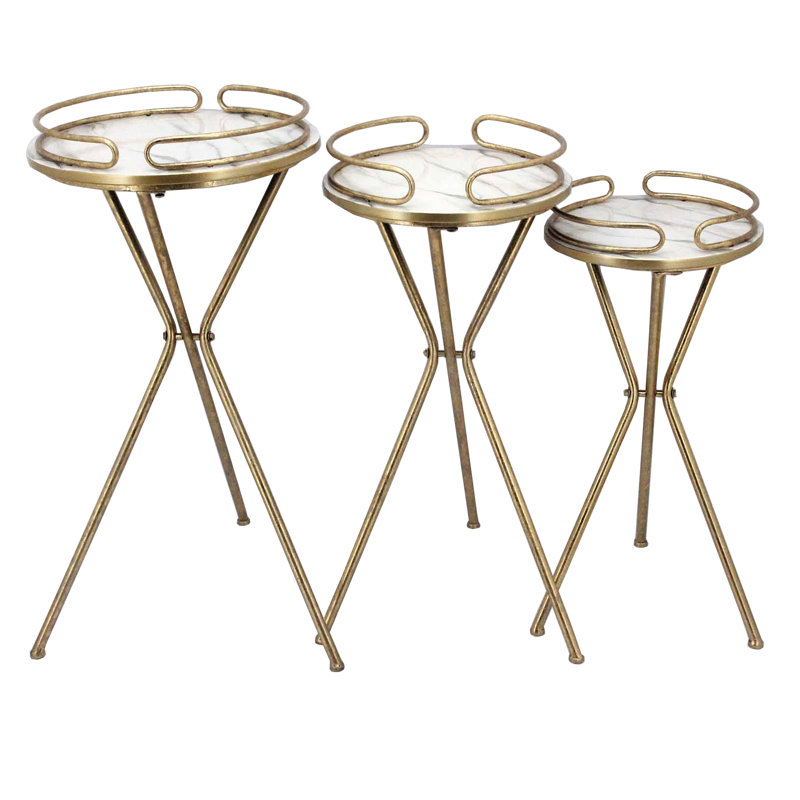 Support pour plante emboîtable 3 pièces
