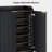 Modern Fluted 25 Pair Shoe Cabinet With Adjustable Shelves & Open Top-144897101