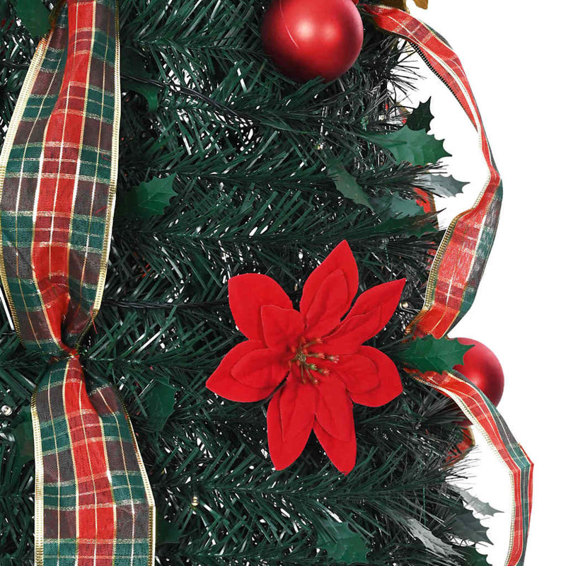 Artificial Christmas Tree Green PVC, 6.89' H